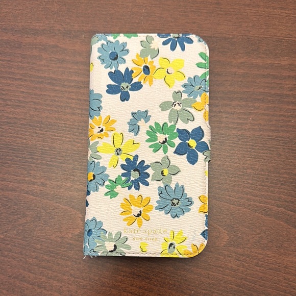 kate spade Other - Kate Spade Blue and Yellow Floral Phone Case